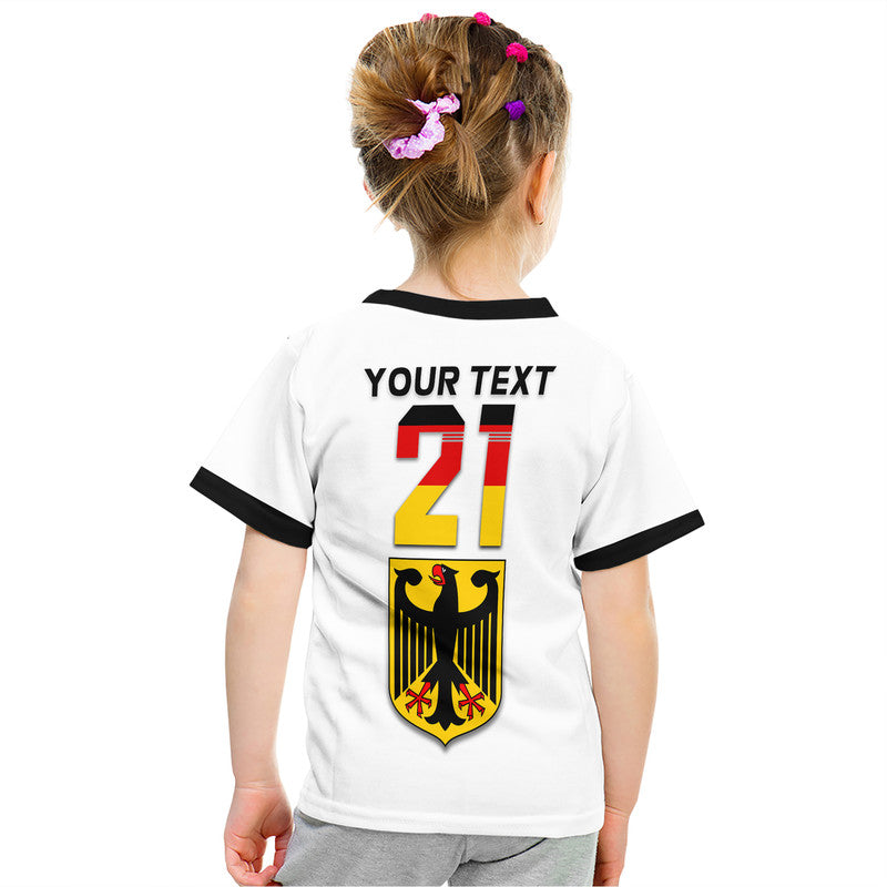 Custom Germany Home Kit Football WC 2022 T-Shirt Graphic Tee