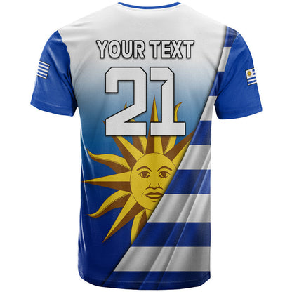 Custom Uruguay Football La Celeste World Cup T-Shirt Graphic Tee