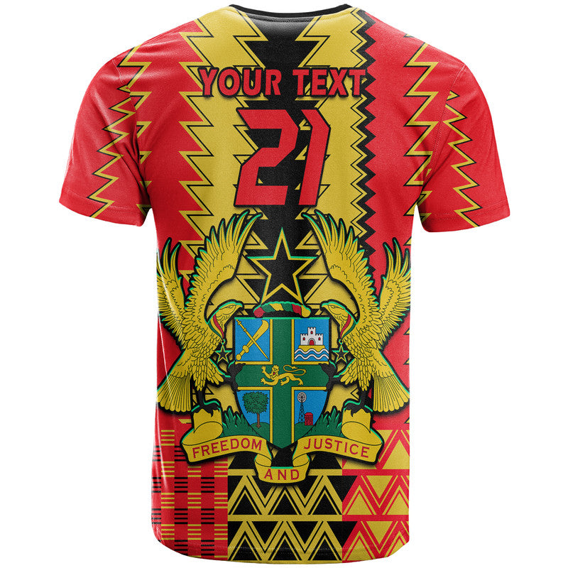 Custom Ghana Football Sport Style T-Shirt Graphic Tee