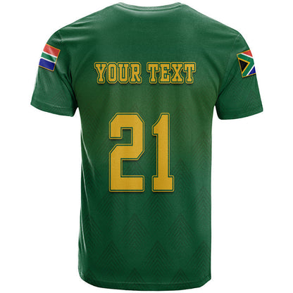 Custom South Africa National Cricket Team T-Shirt Proteas Sport Green Style Graphic Tee