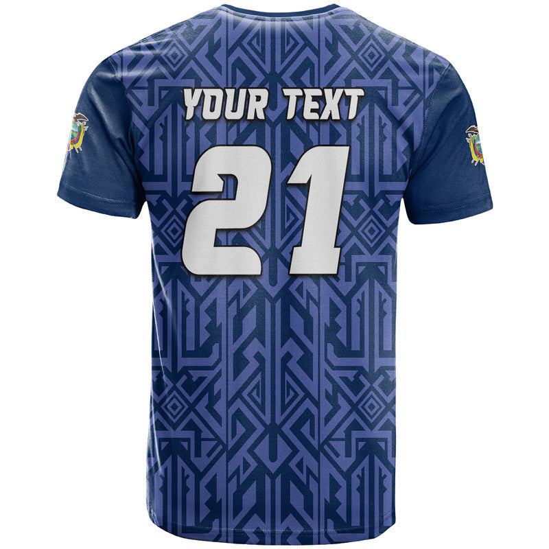 Custom Ecuador Football La Tri Qatar 2022 World Cup T-Shirt Graphic Tee