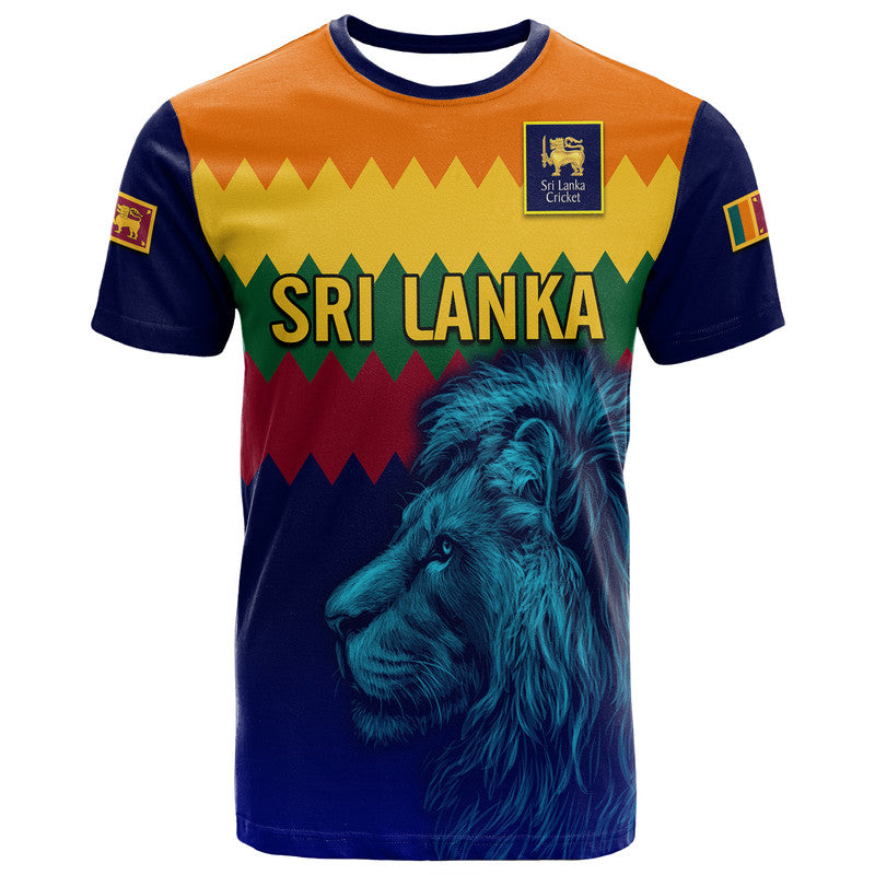 Custom Sri Lanka The Lions Cricket T-Shirt Graphic Tee