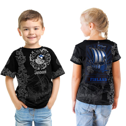 Viking Clothing Viking Drakkar Finland Warship T-Shirt Graphic Tee