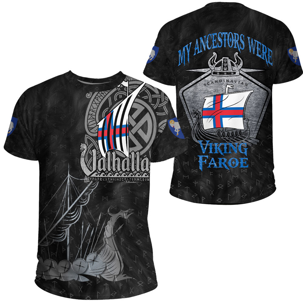 Viking Faroe Islands Drakkar T-Shirt Graphic Tee