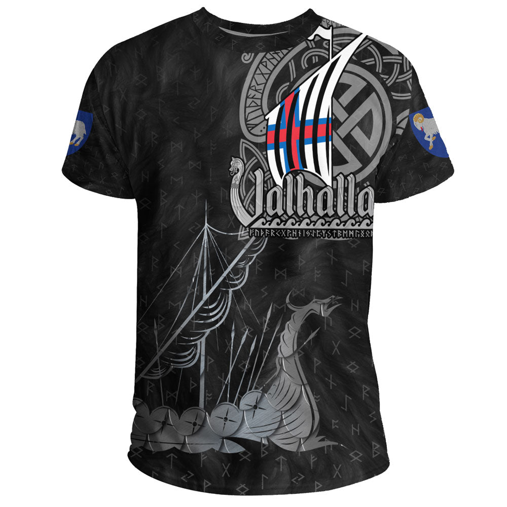 Viking Faroe Islands Drakkar T-Shirt Graphic Tee