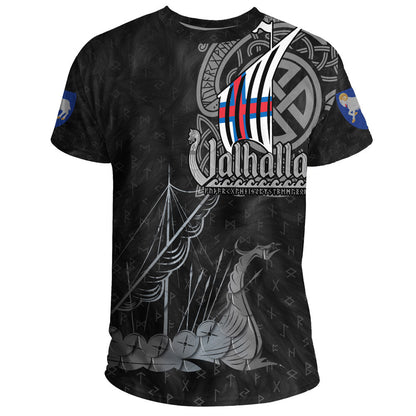 Viking Faroe Islands Drakkar T-Shirt Graphic Tee