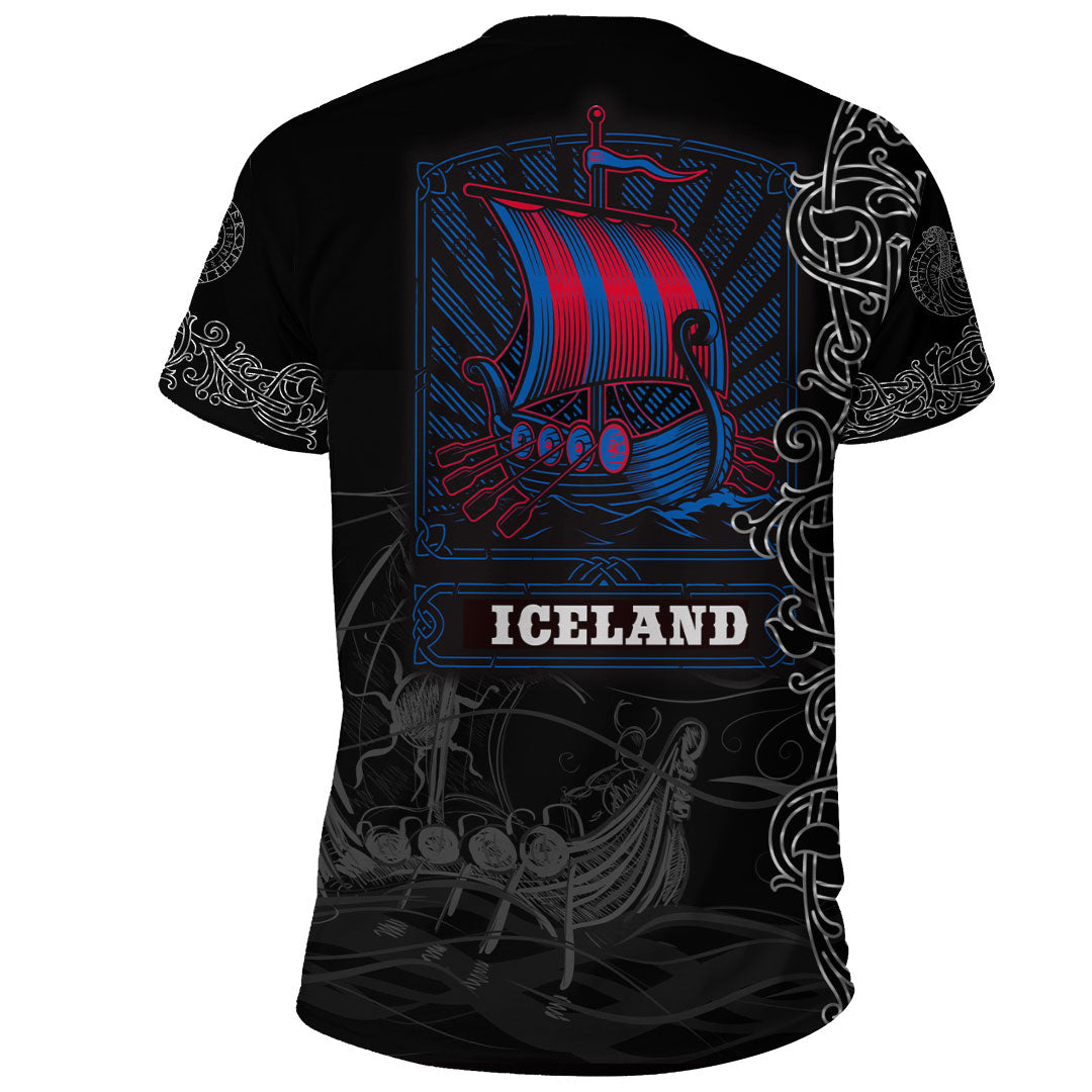 Viking Clothing Viking Drakkar Iceland Warship T-Shirt Graphic Tee