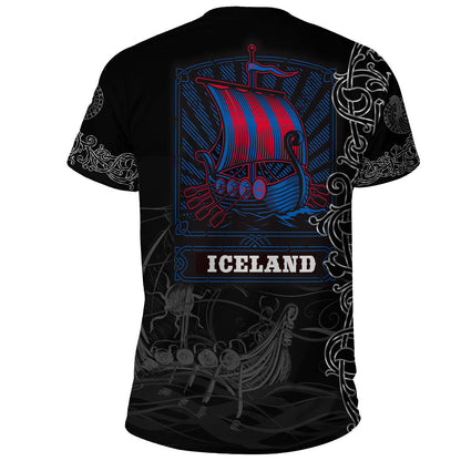 Viking Clothing Viking Drakkar Iceland Warship T-Shirt Graphic Tee