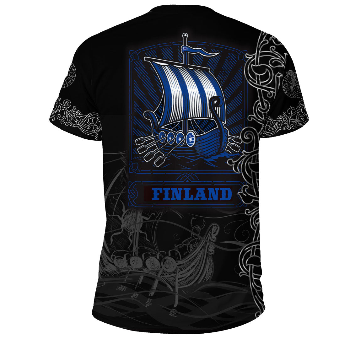 Viking Clothing Viking Drakkar Finland Warship T-Shirt Graphic Tee