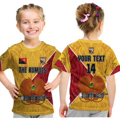 Custom The Kumuls PNG T-Shirt Papua New Guinea Polynesian Dynamic Style Graphic Tee