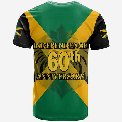 Jamaica Independence Day T-Shirt Lion Graphic Tee