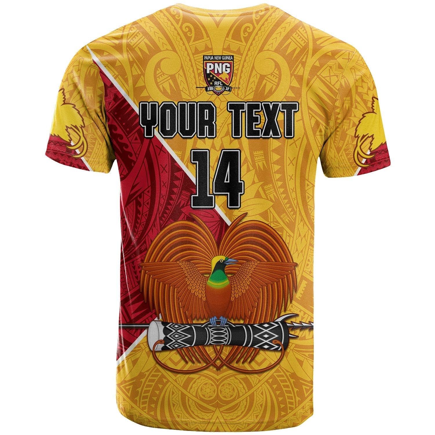 Custom The Kumuls PNG T-Shirt Papua New Guinea Polynesian Dynamic Style Graphic Tee