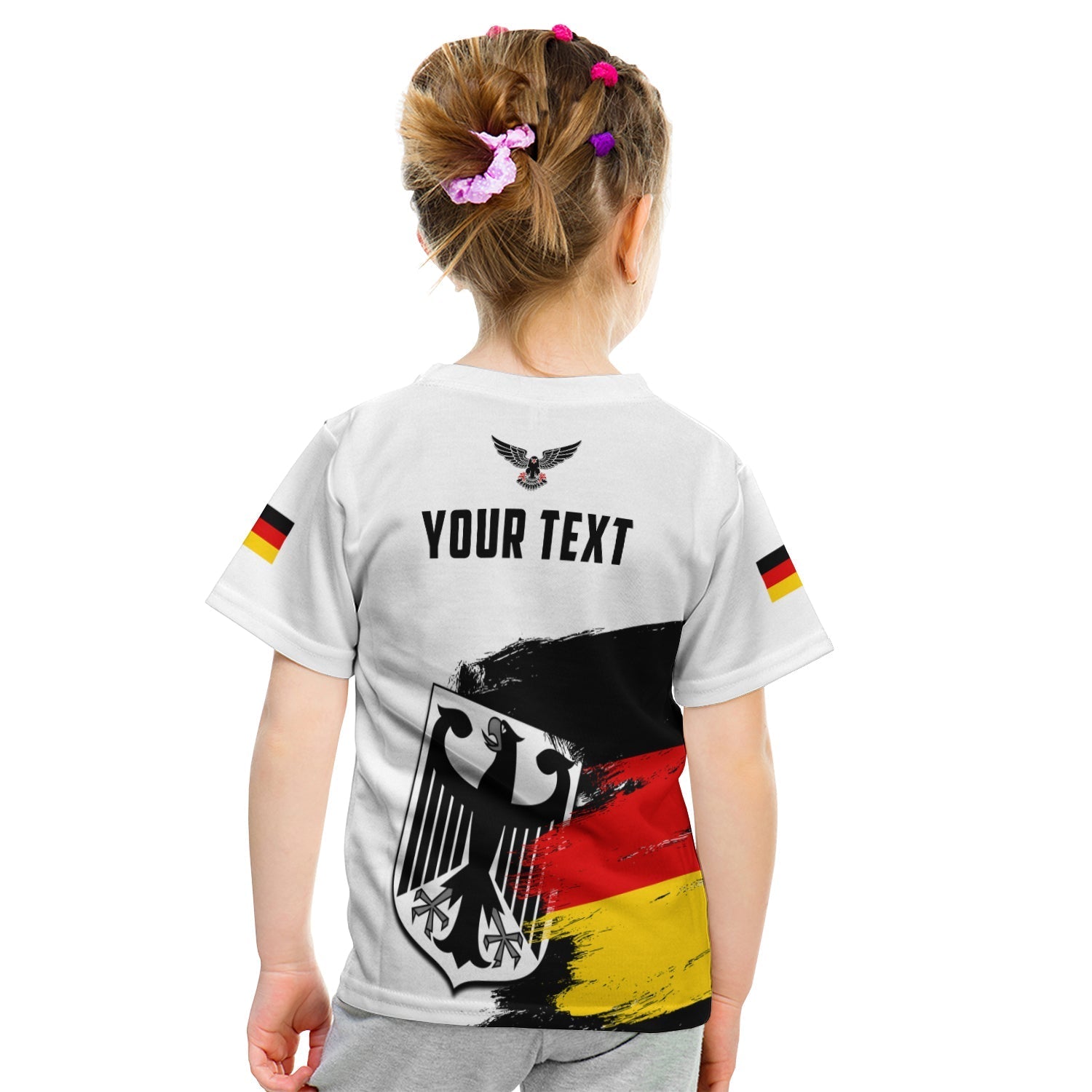 Custom Germany T-Shirt Grunge Deutschland Flag and Eagle Graphic Tee