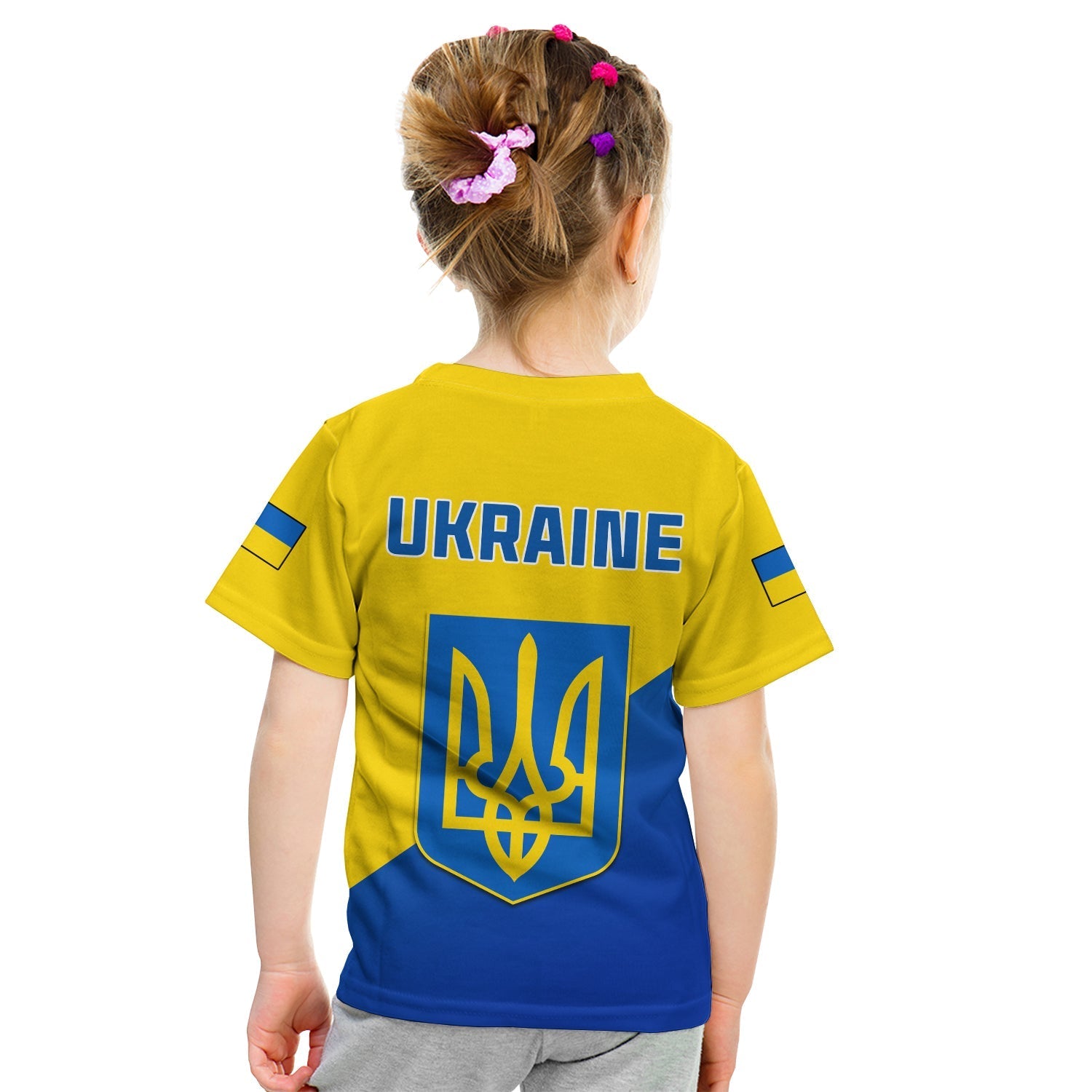 Ukraine T-Shirt Style Flag Come on Graphic Tee