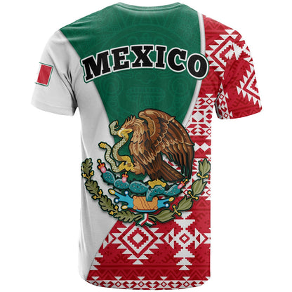 Happy Mexico Fathers Day T-Shirt Mexican Aztec Pattern Graphic Tee