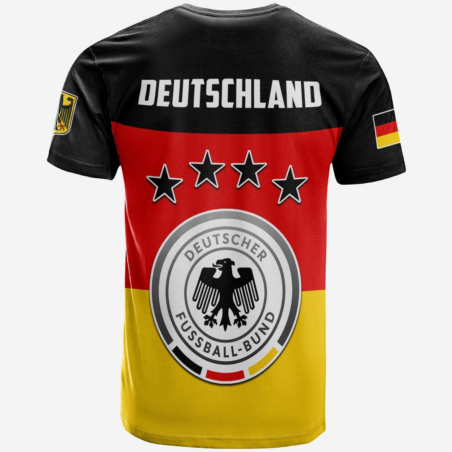Germany Football T-Shirt Deutschland Sporty Style Graphic Tee
