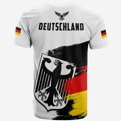 Germany T-Shirt Grunge Deutschland Flag and Eagle Graphic Tee