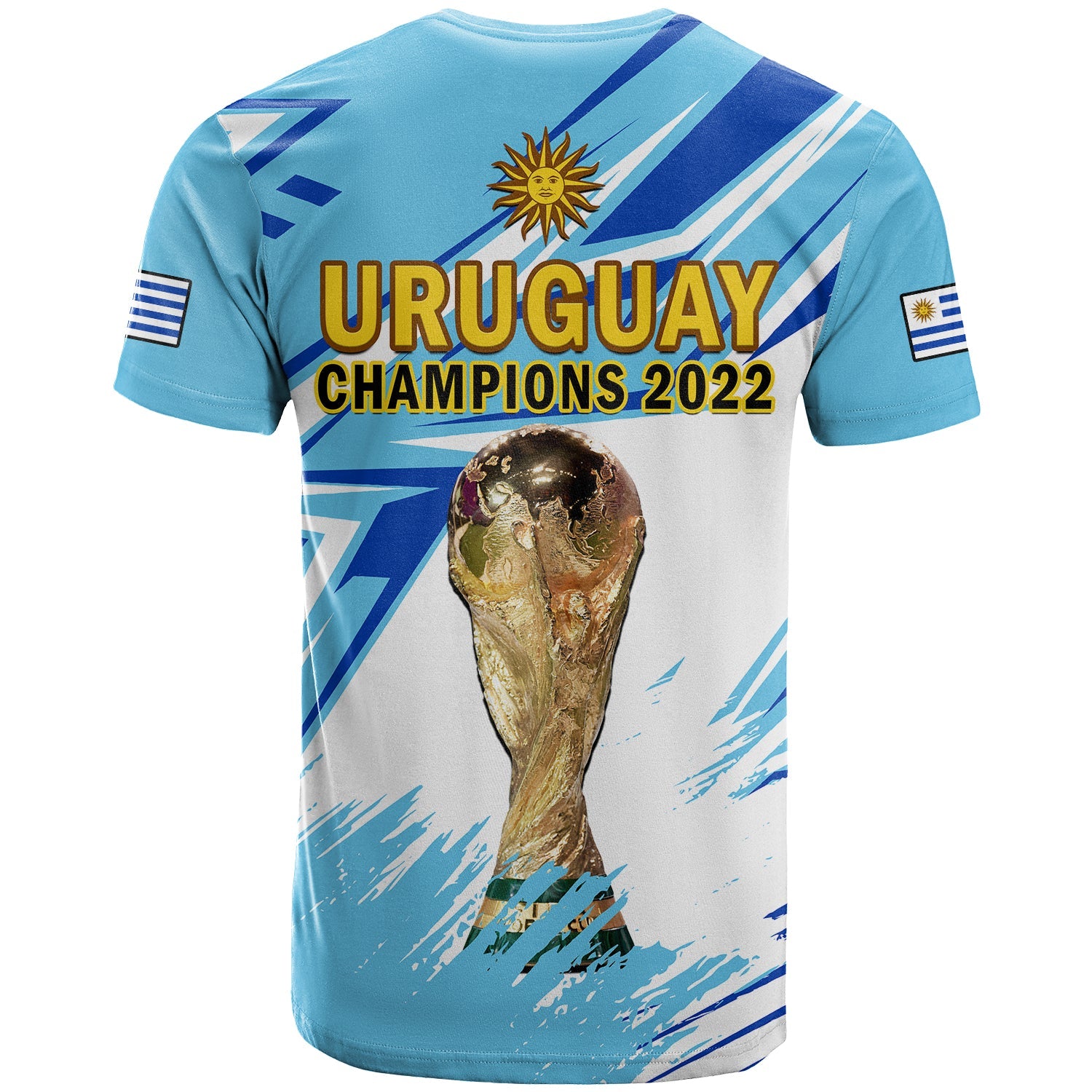Uruguay Football T-Shirt La Celeste WC 2022 Sporty Style Graphic Tee