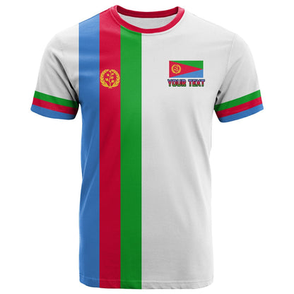Custom Eritrea T-Shirt Striped Sporty Style 02 Graphic Tee