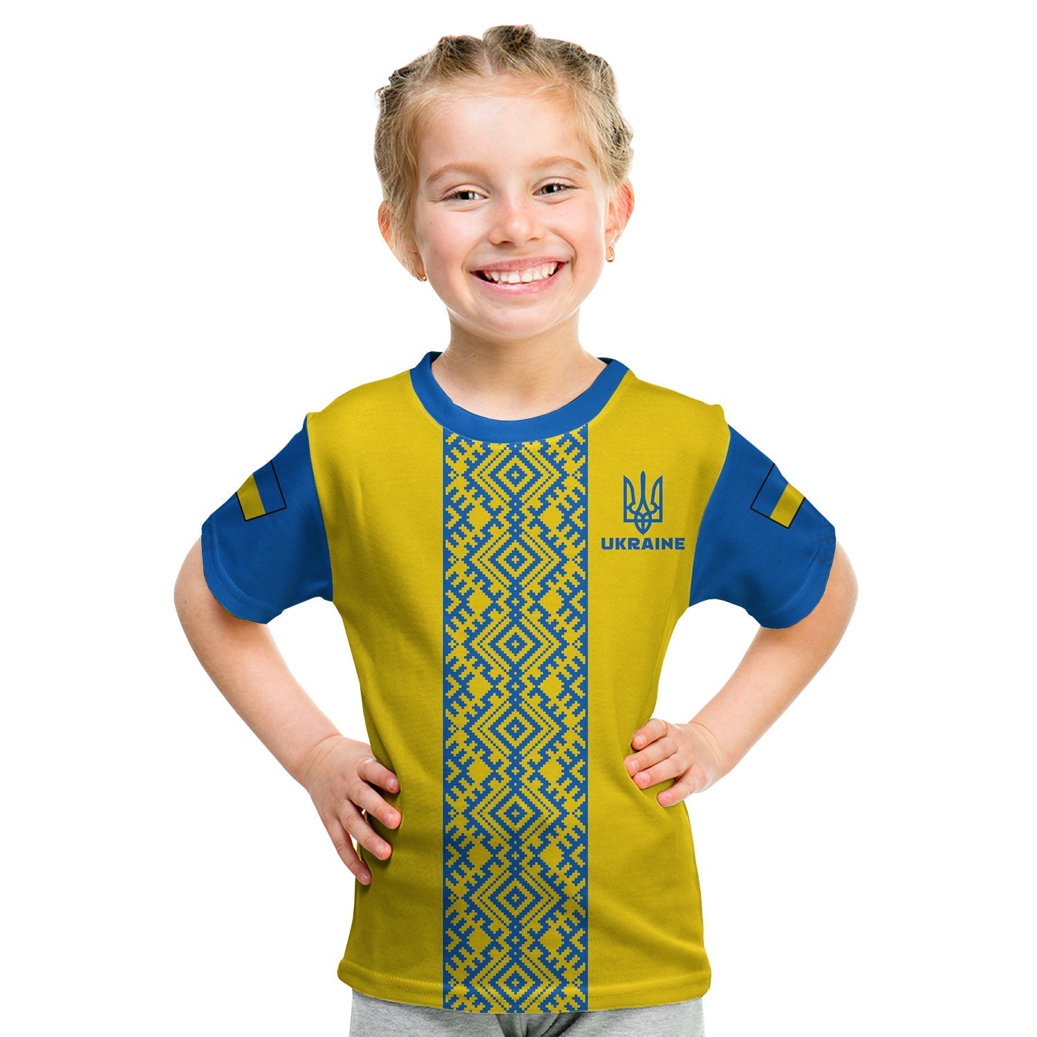 Ukraine T-Shirt Ukrainian Pattern Graphic Tee