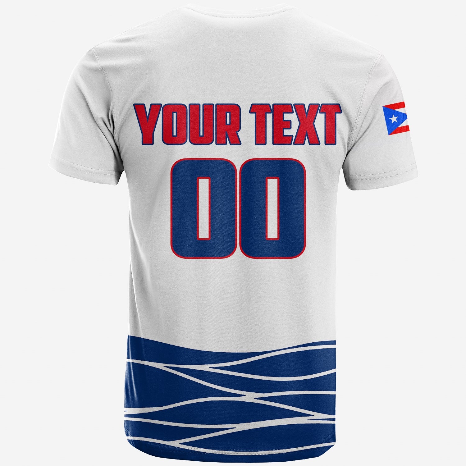 Custom Baseball Puerto Rico T-Shirt Graphic Tee