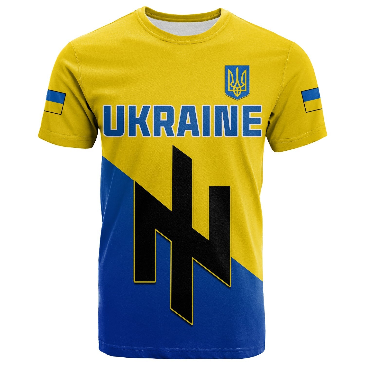 Ukraine T-Shirt Style Flag Come on Graphic Tee