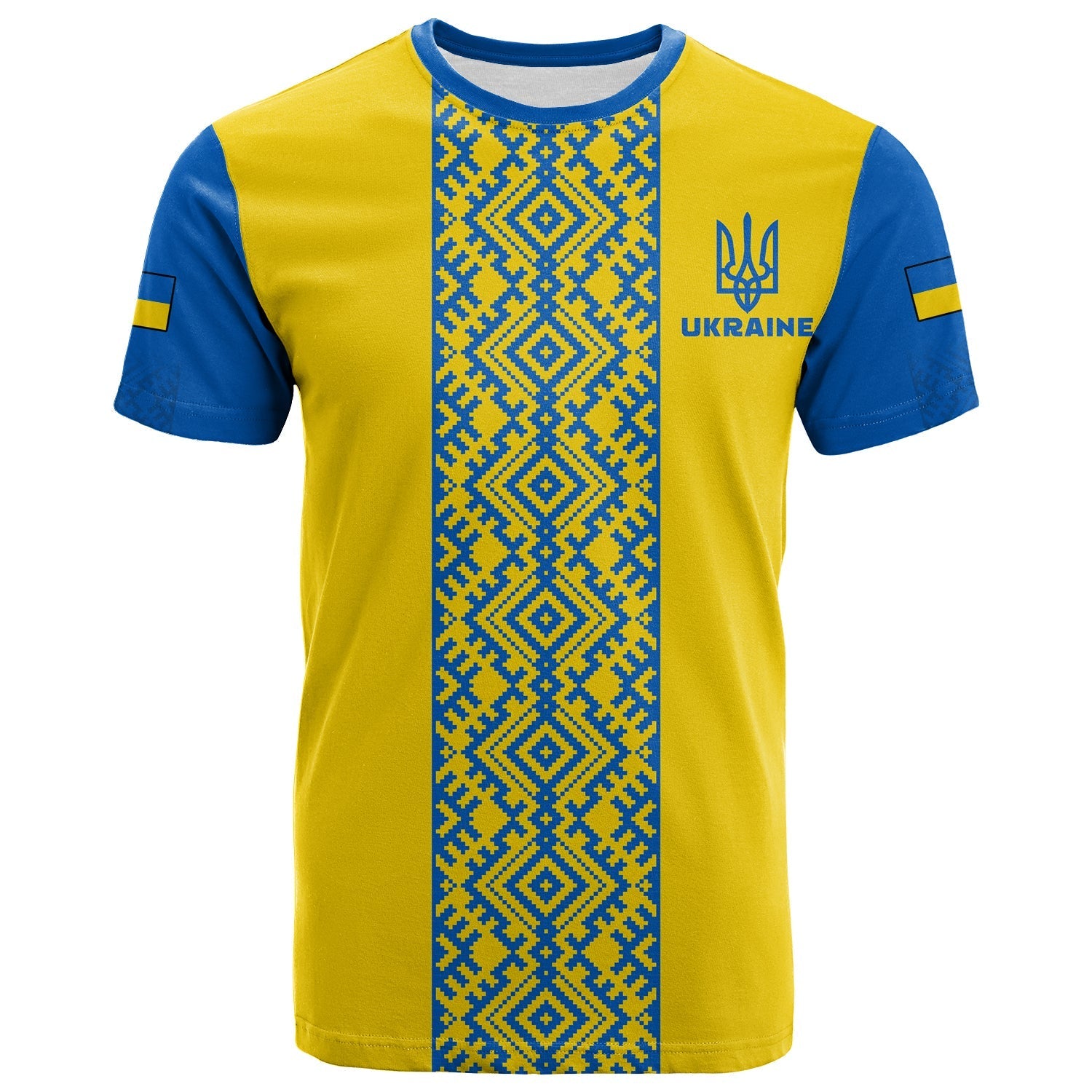 Ukraine T-Shirt Ukrainian Pattern Graphic Tee