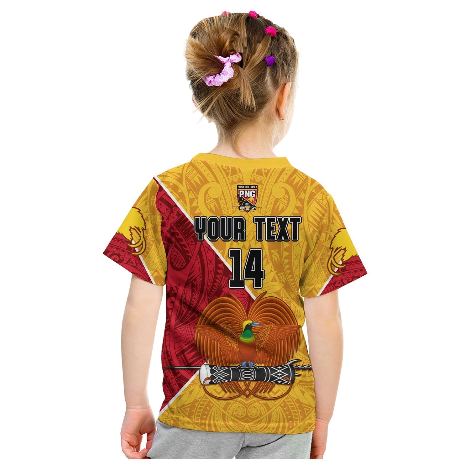 Custom The Kumuls PNG T-Shirt Papua New Guinea Polynesian Dynamic Style Graphic Tee