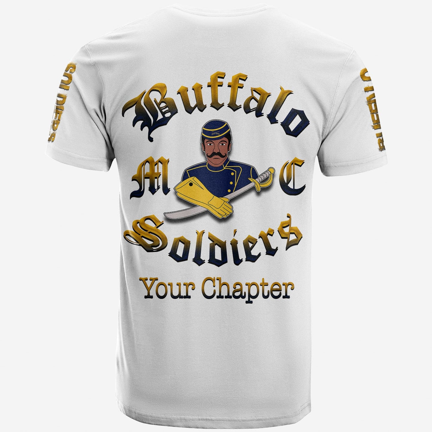 Custom Buffalo Soldiers T-Shirt History Graphic Tee