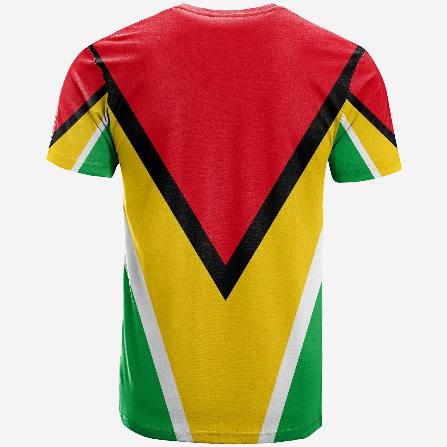 Guyana T-Shirt Flag Style Graphic Tee
