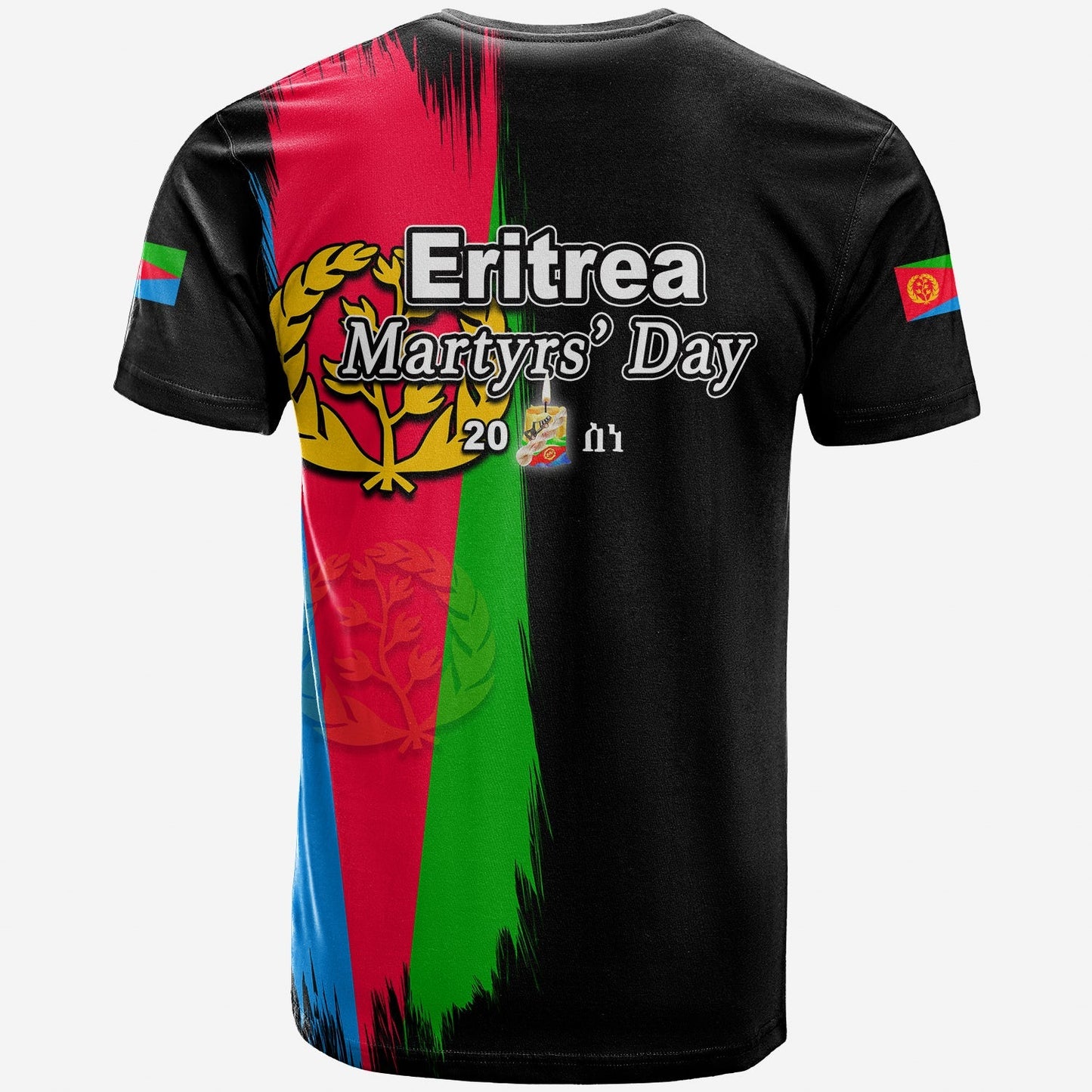 Eritrea Martyrs Day T-Shirt In Memory Black Style Graphic Tee