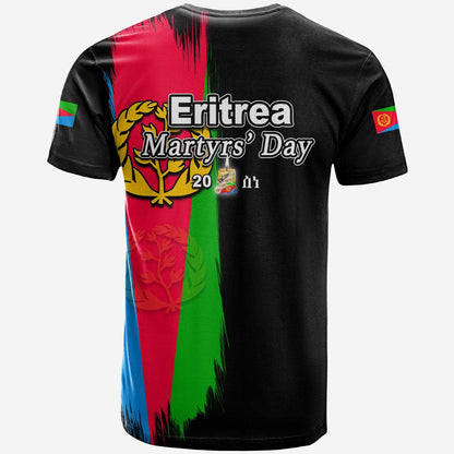 Eritrea Martyrs Day T-Shirt In Memory Black Style Graphic Tee