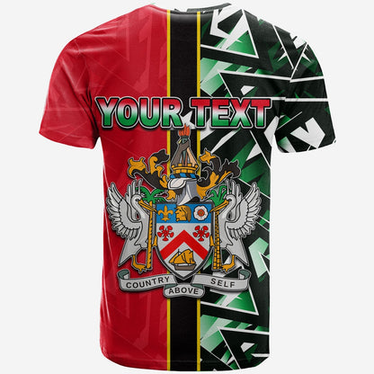Custom Saint Kitts and Nevis T-Shirt Sport Style Graphic Tee