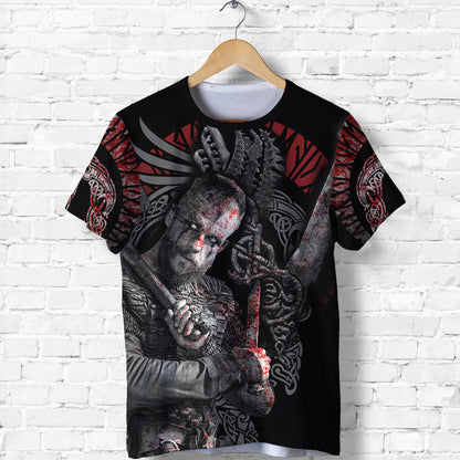 Viking T-Shirt Floki Combatant Graphic Tee
