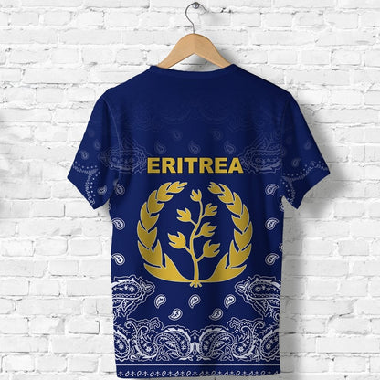 Eritrea T-Shirt Mix Pattern Paisley Graphic Tee
