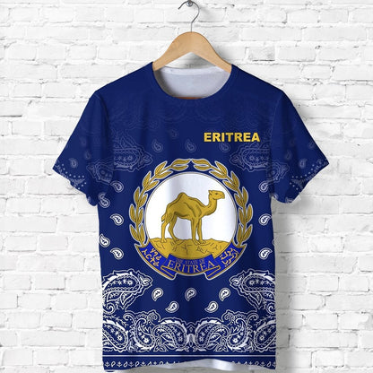 Eritrea T-Shirt Mix Pattern Paisley Graphic Tee