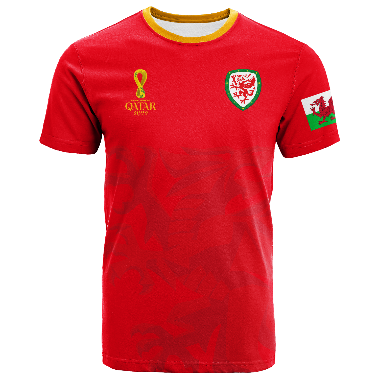 Wales Football World Cup 2022 T-Shirt Graphic Tee
