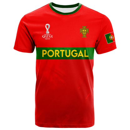 Portugal Football World Cup 2022 T-Shirt Graphic Tee