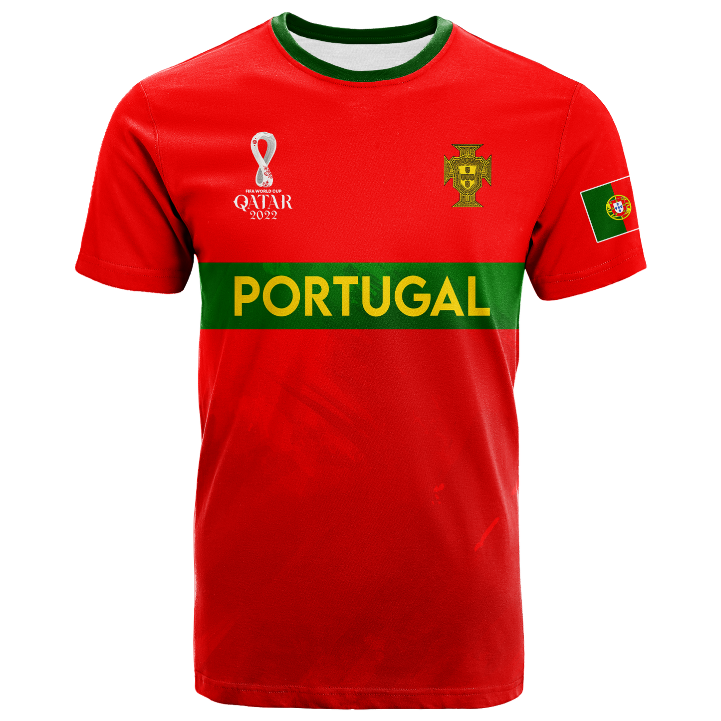 Custom Portugal T-Shirt Football 2022 Graphic Tee