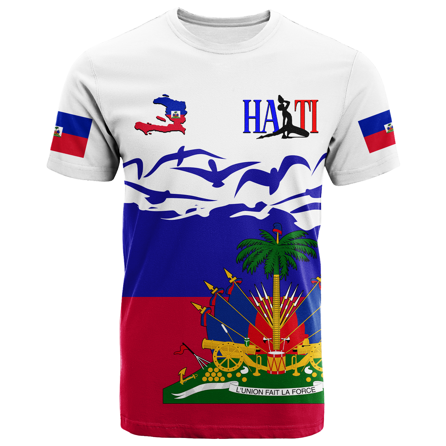 Haiti Happy Independence Day T-Shirt Graphic Tee