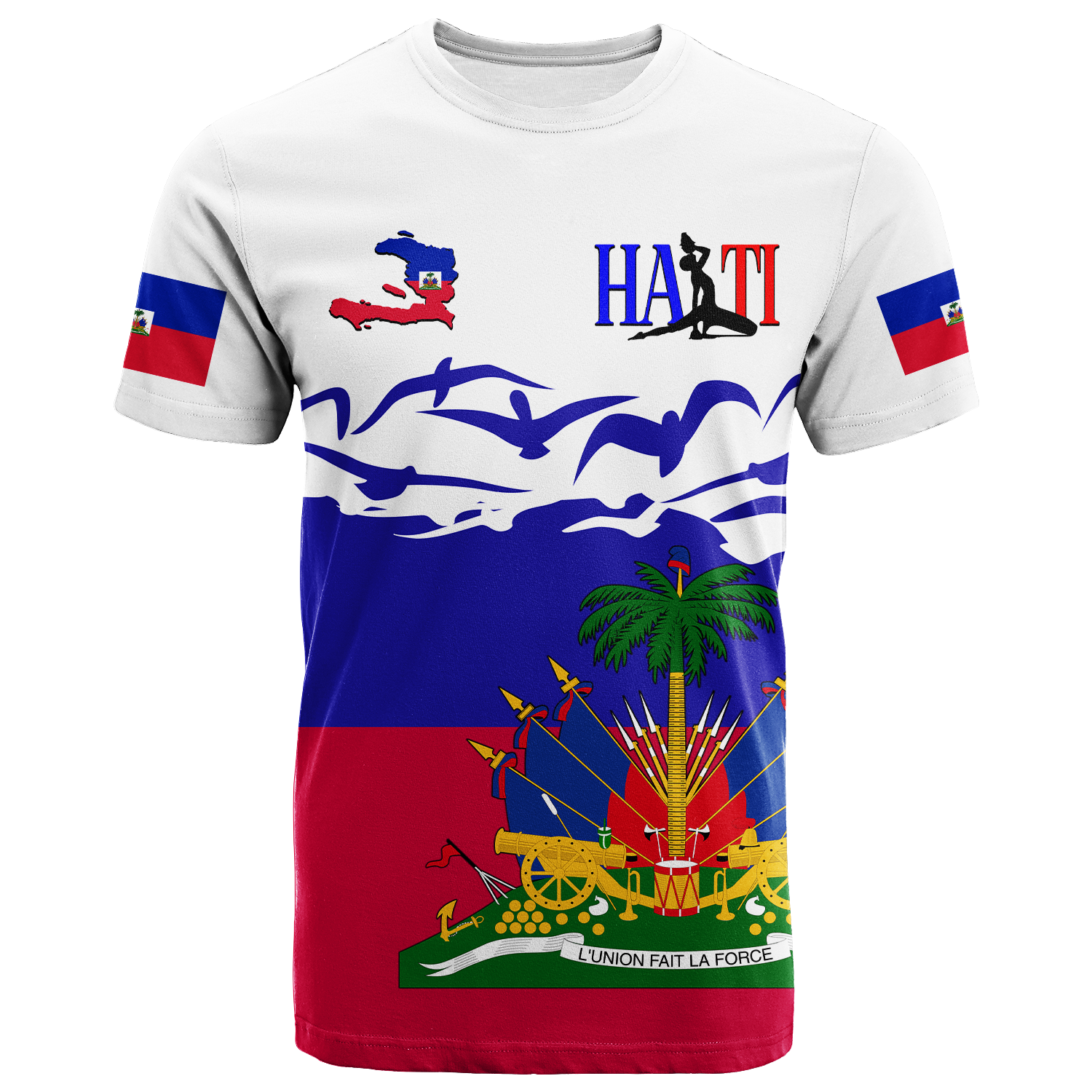 Haiti Happy Independence Day T-Shirt Graphic Tee