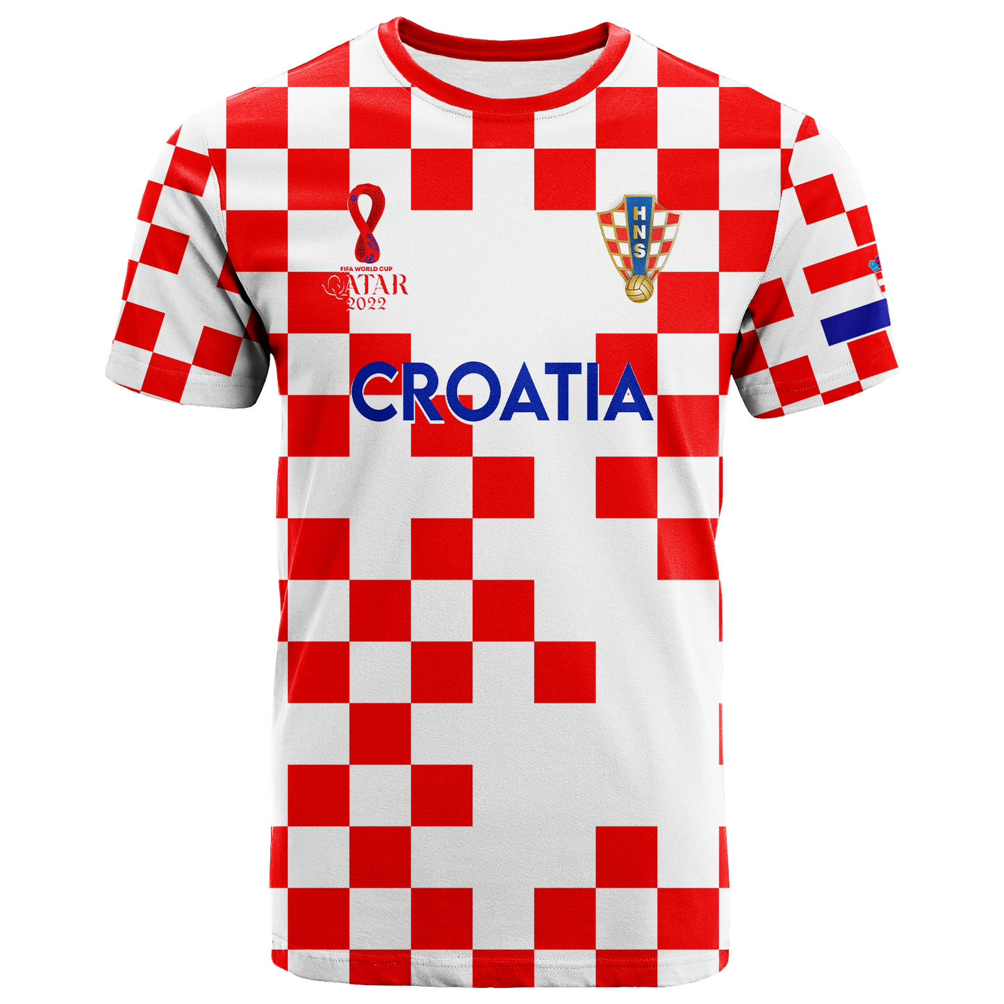 Croatia T-Shirt Football 2022 Graphic Tee