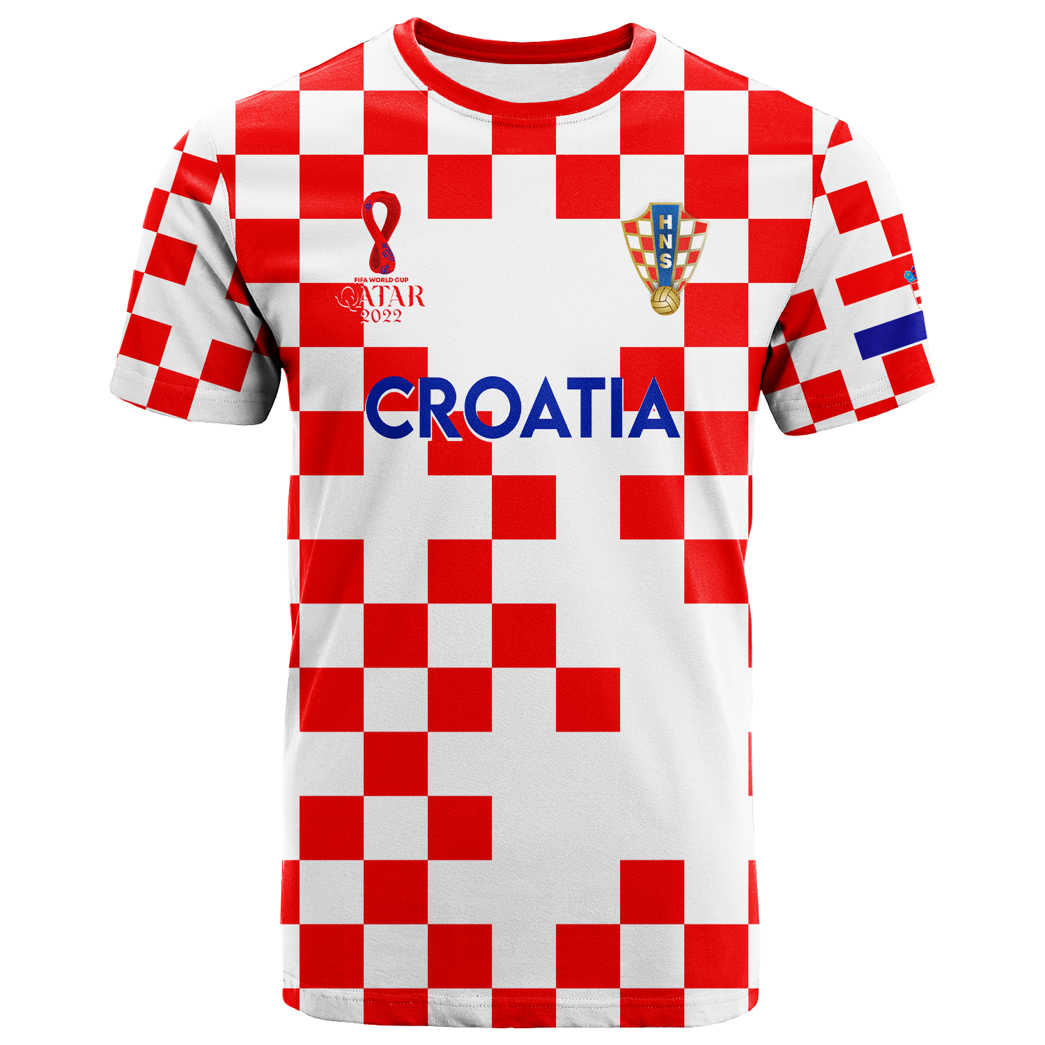 Croatia T-Shirt Football 2022 Graphic Tee