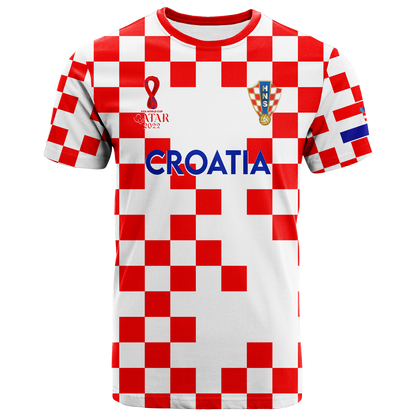 Croatia T-Shirt Football 2022 Graphic Tee