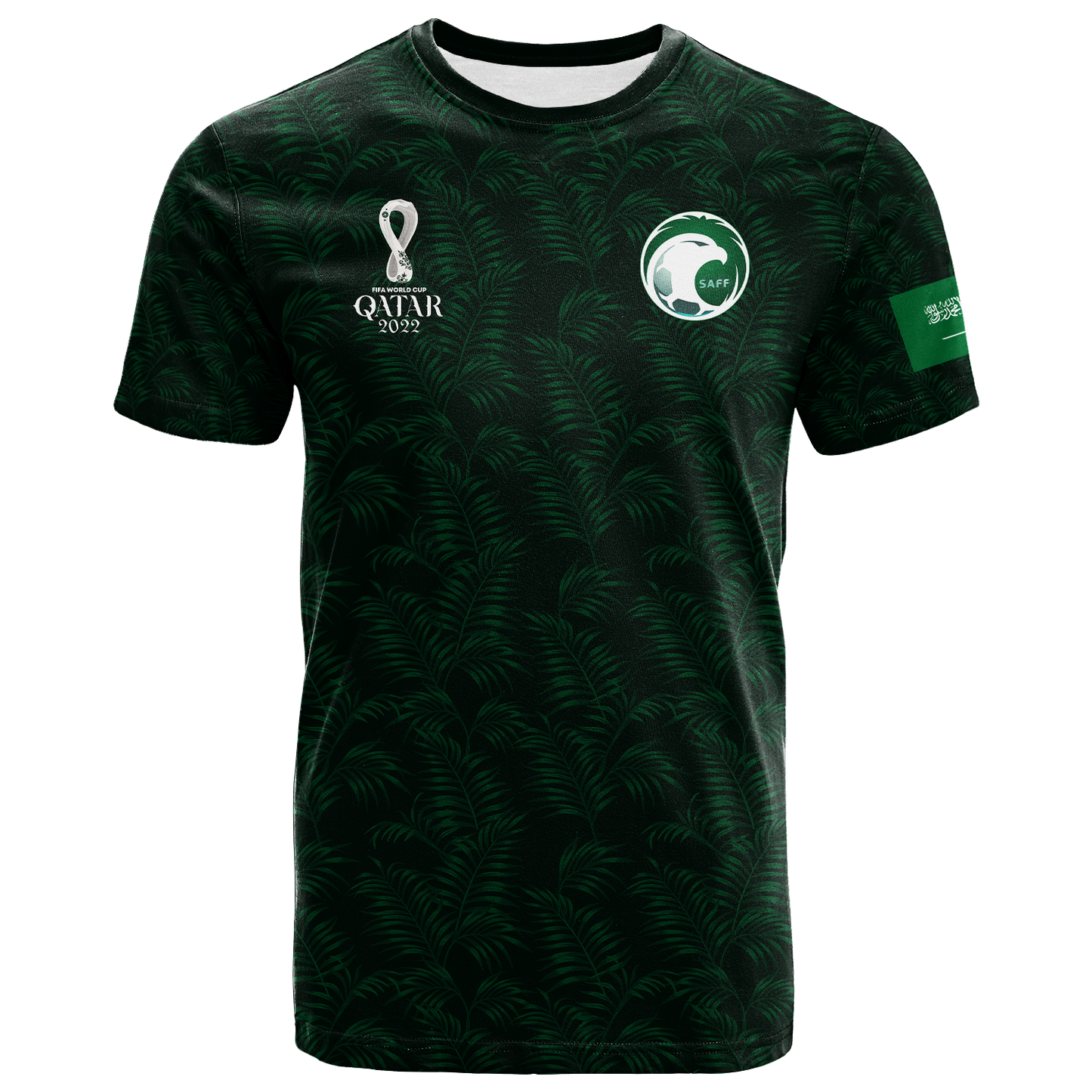 Saudi Arabia Football World Cup 2022 T-Shirt Graphic Tee
