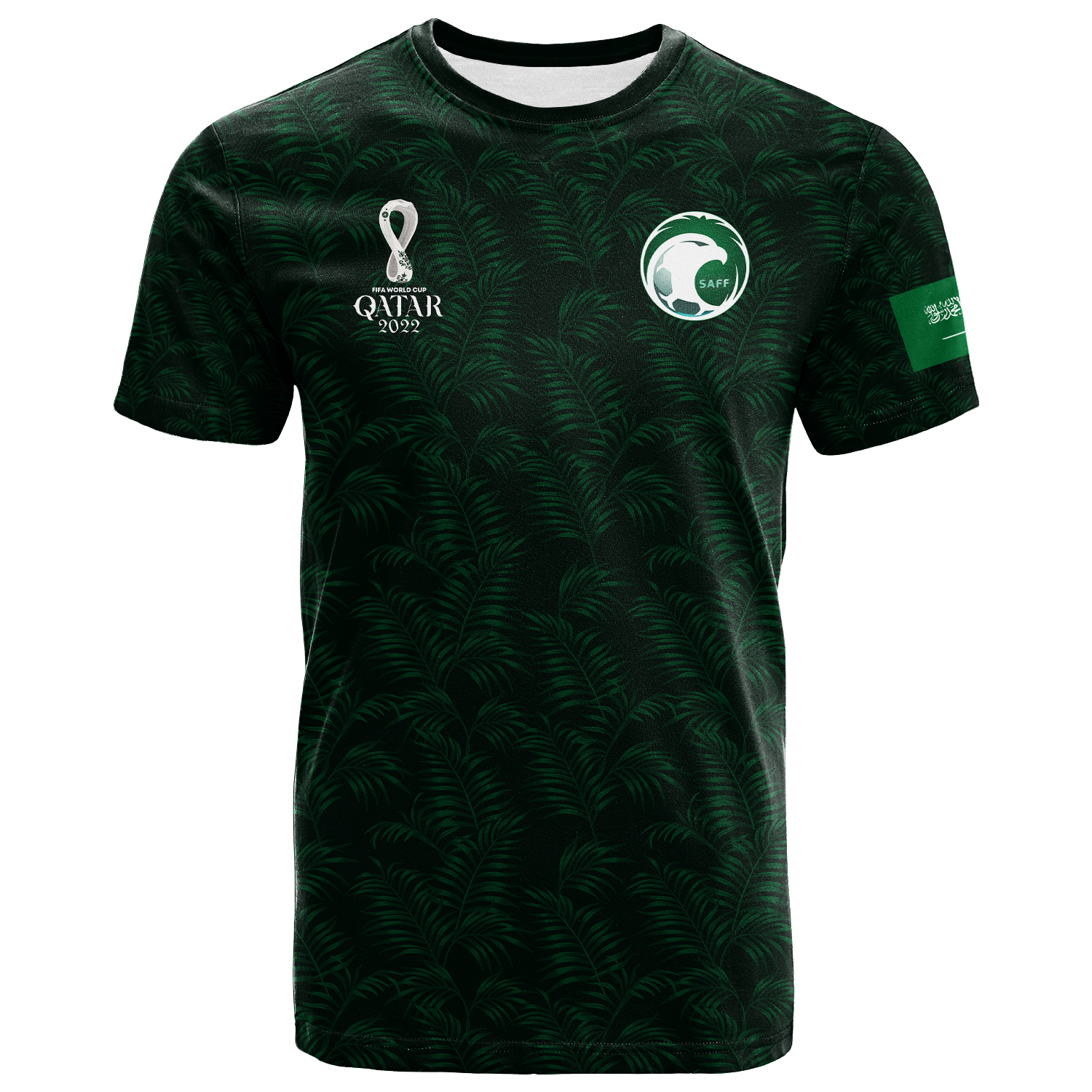 Saudi Arabia Football World Cup 2022 T-Shirt Graphic Tee
