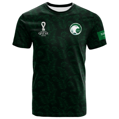 Saudi Arabia Football World Cup 2022 T-Shirt Graphic Tee