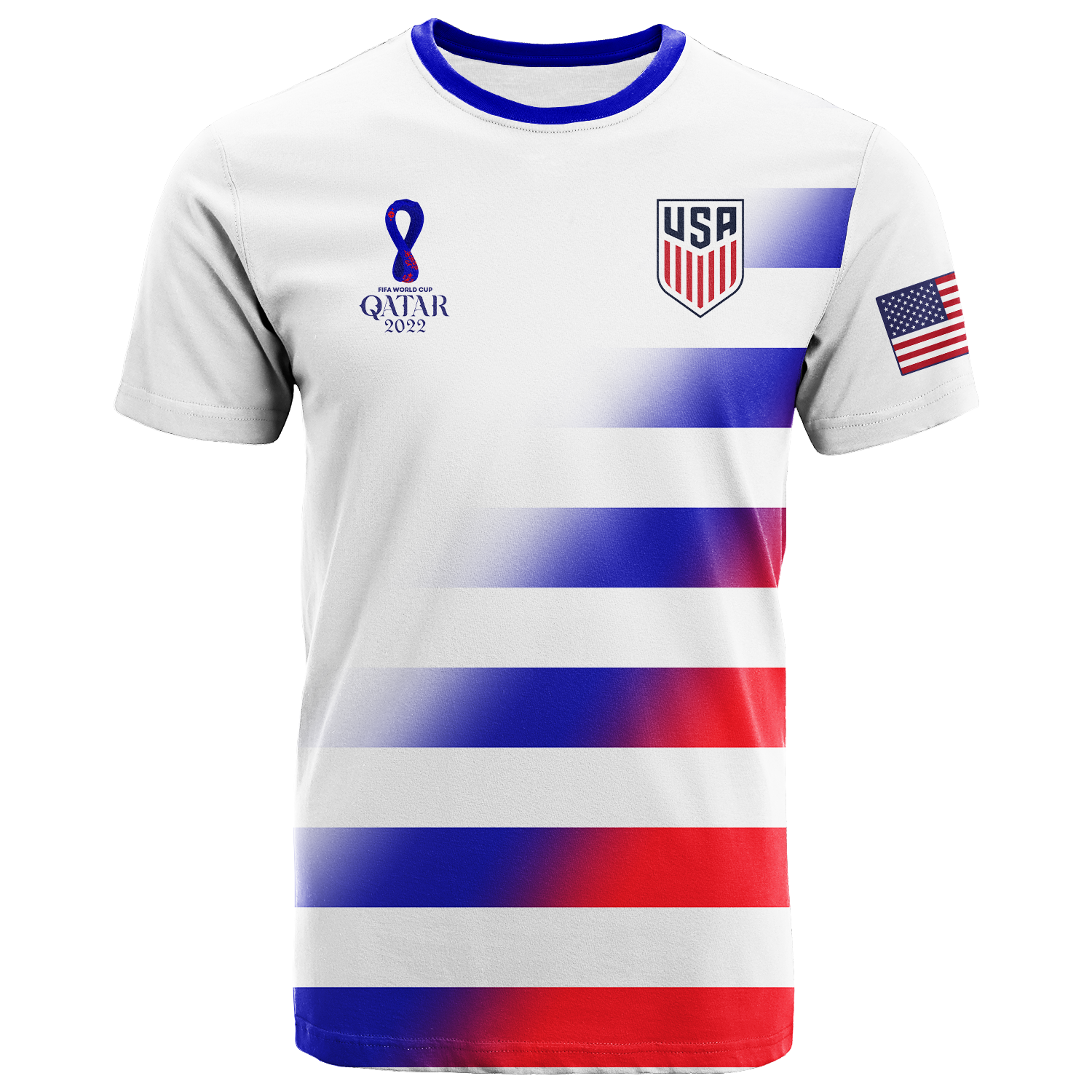 Custom USA T-Shirt Football 2022 Graphic Tee