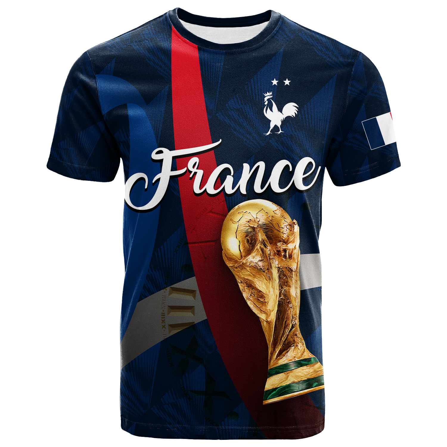 France T-Shirt Football 2022 Graphic Tee