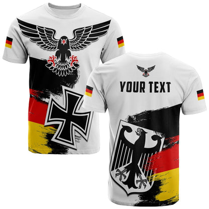 Custom Germany T-Shirt Grunge Deutschland Flag and Eagle Graphic Tee